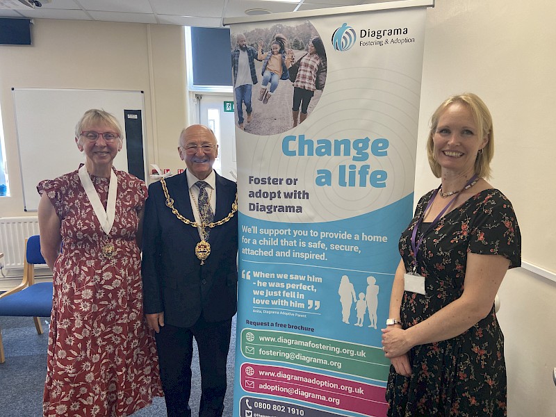 Mayor of Maidstone visits Diagrama Fostering Event